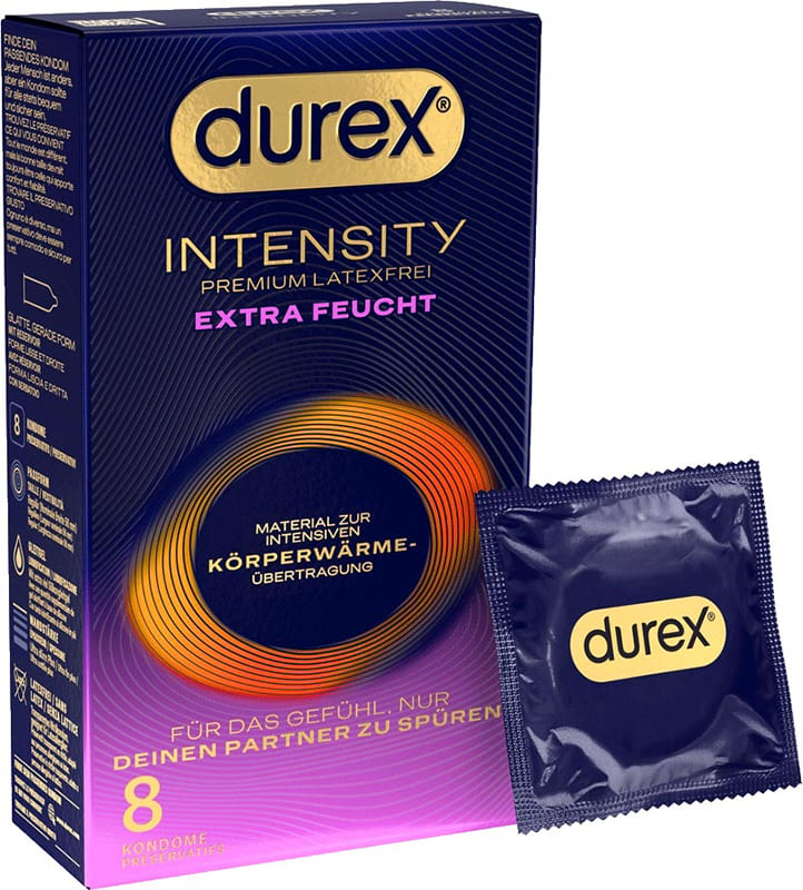 Durex Intensity | Ultra-dünnes & extra-feuchtes Kondom | 8 Stück