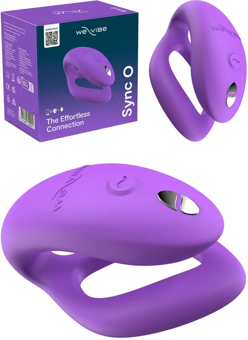 We-Vibe Sync O | Vibromasseur conçu pour les couples | Violet