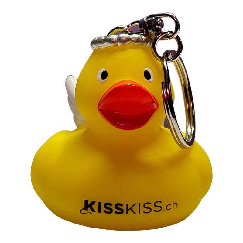 KissKiss.ch | Schlüsselanhänger mit einer gelben Ente