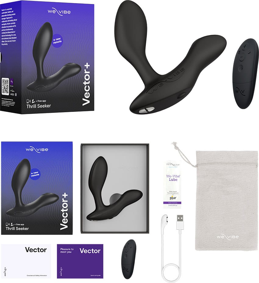We-Vibe Vector+ | Vibromasseur stimulant la prostate et le périnée