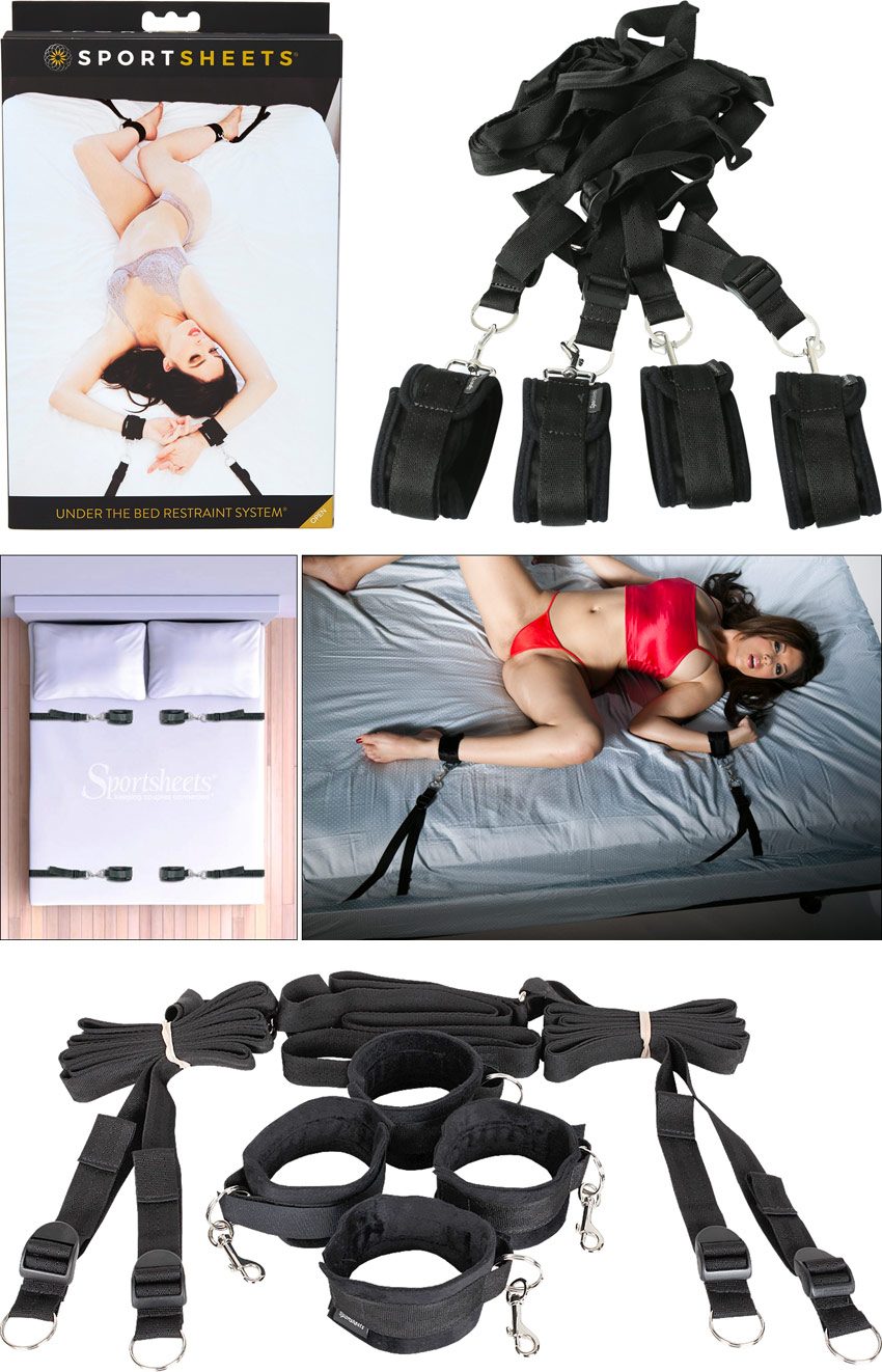 Sportsheets Under The Bed Restraint | Kit de contrainte pour le lit