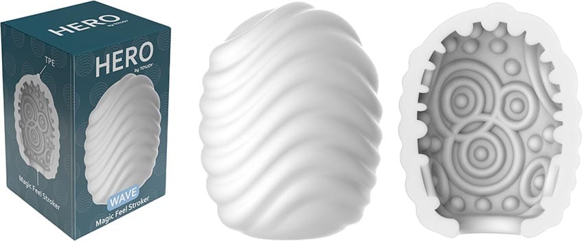ToyJoy Hero Wave | Masturbateur | Gaine de stimulation pour pénis
