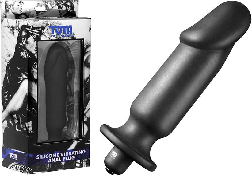 Tom of Finland | Vibrierender Analplug aus Silikon | Penisförmig