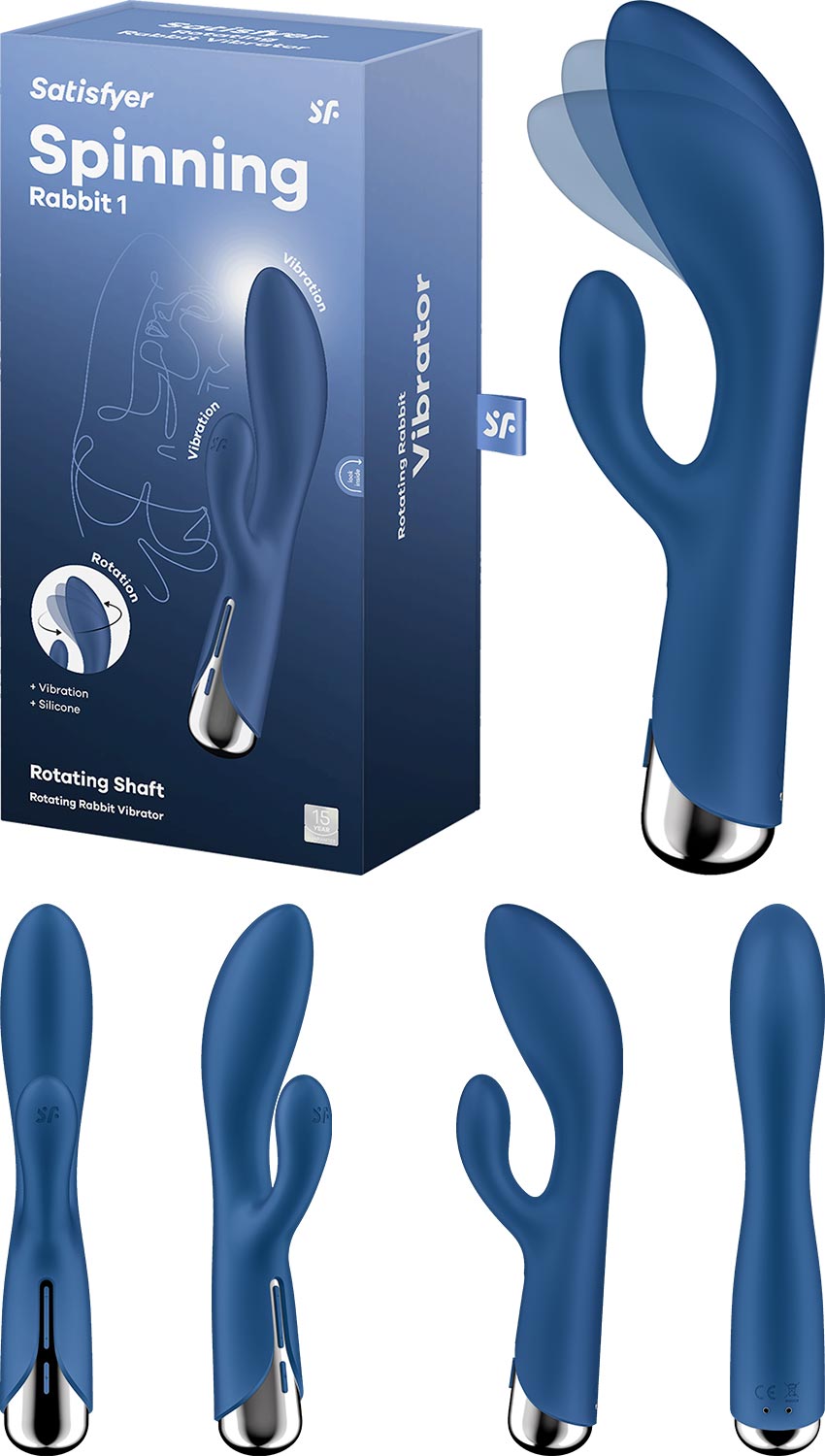Satisfyer Spinning Rabbit | Rotierender Rabbit-Vibrator | Blau
