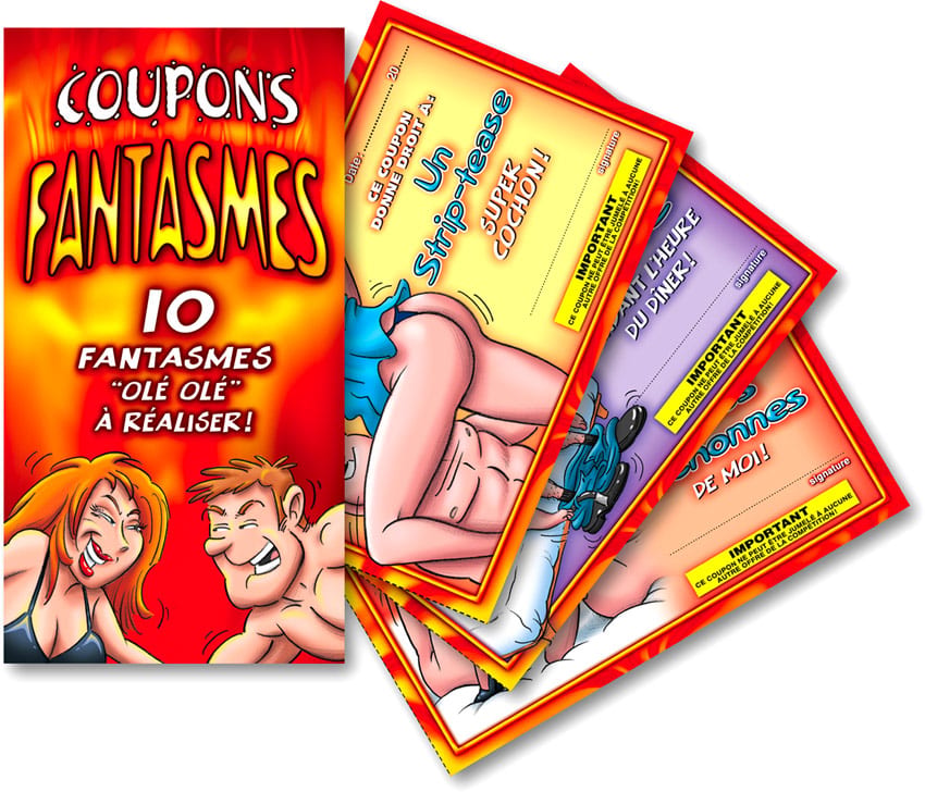 Coupons Fantasmes | Heftchen mit 10 abtrennbaren Coupons | Französisch