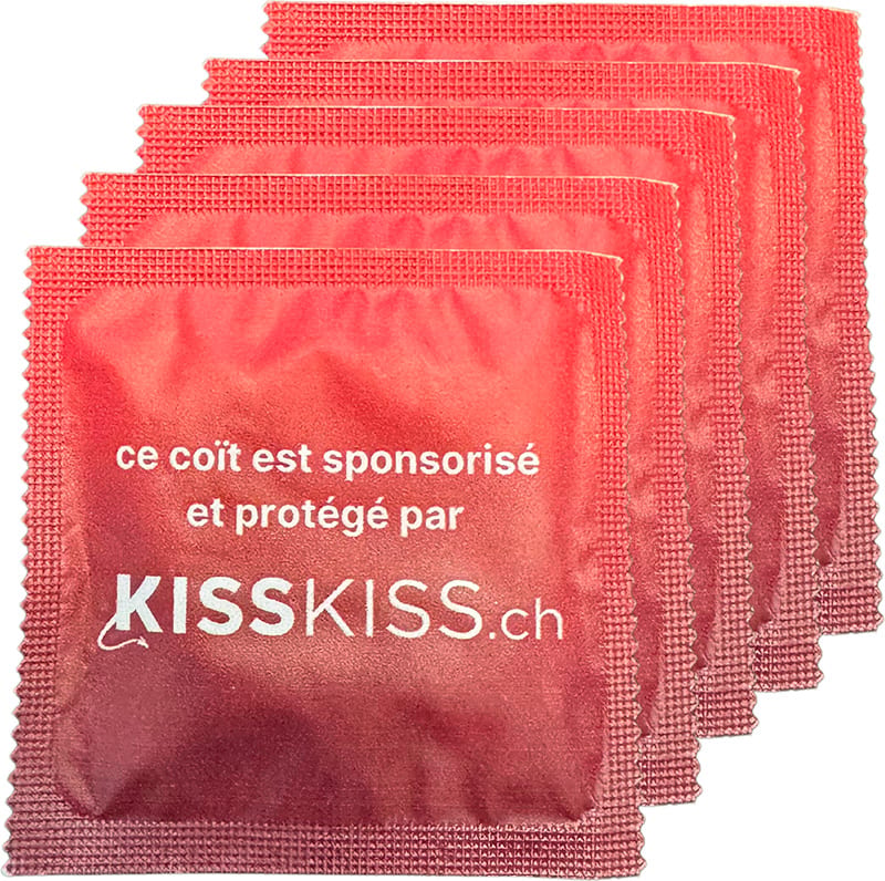 Pasante Natural | Préservatif lubrifié avec emballage KissKiss.ch