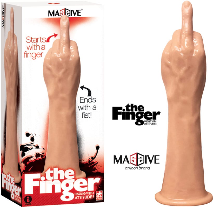 Icon Brands The Finger | Gode en forme de main avec majeur levé