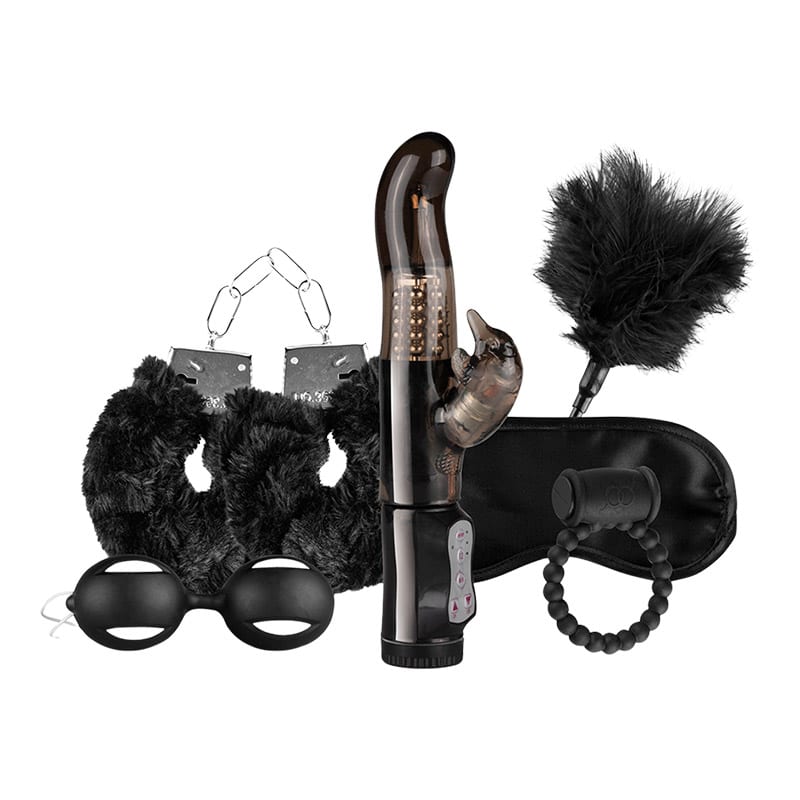 LoveBoxxx I Love Black Gift | 6er-Set für Paar