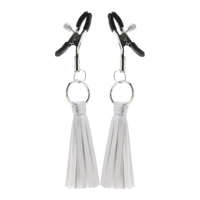 CalExotics Playful Tassels | Nippelklemmen mit silbernen Bändern