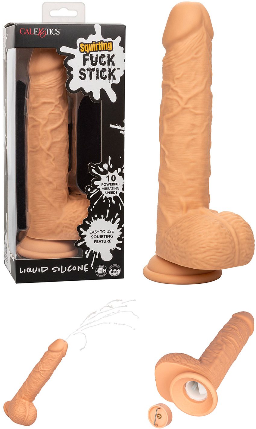 CalExotics Squirting Fuck Stick | Vibrator Realistischer Ejakulator