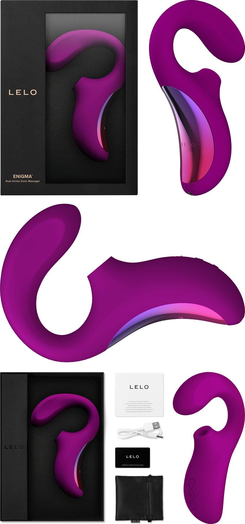 LELO Enigma | 2-in-1 Sextoy | Stimuliert die Klitoris und den G-Punkt