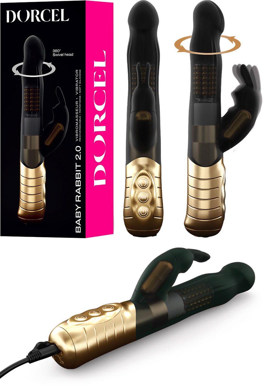 Dorcel Baby Rabbit 2.0 | Vibromasseur rabbit rechargeable