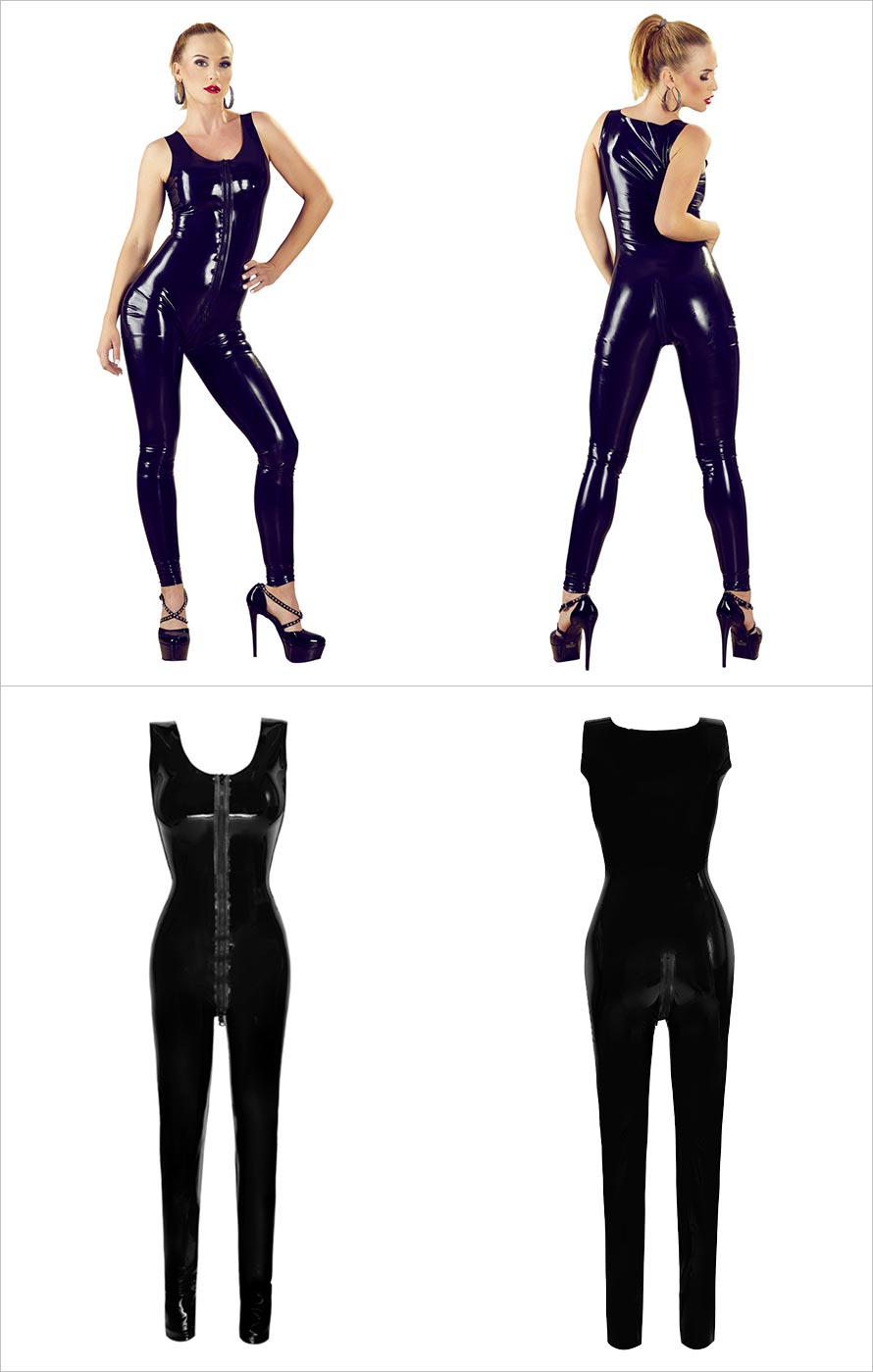 The Late X Collection | Combinaison moulante 100% latex | Noir