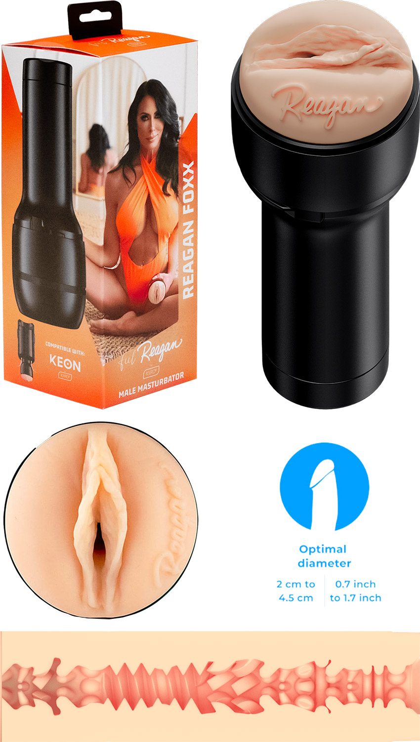 Kiiroo Feel Reagan Foxx | Masturbateur pour homme