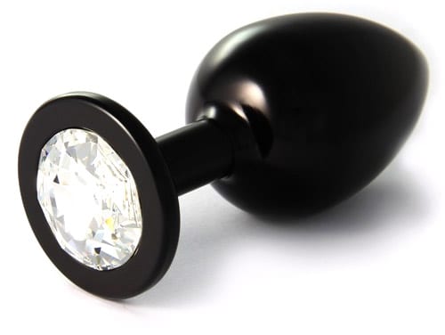 Rosebuds Aluminium | Analplug - Schwarz & Klar