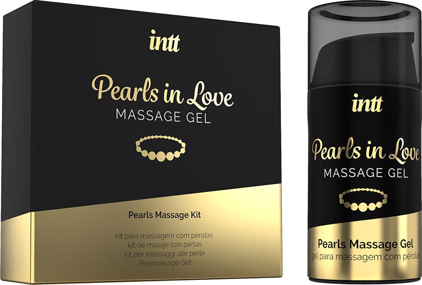 Intt Pearls in Love | Gel et collier de perles pour massage envoutant