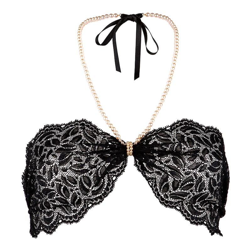 Bracli Top BH mit Perlen - Schwarz