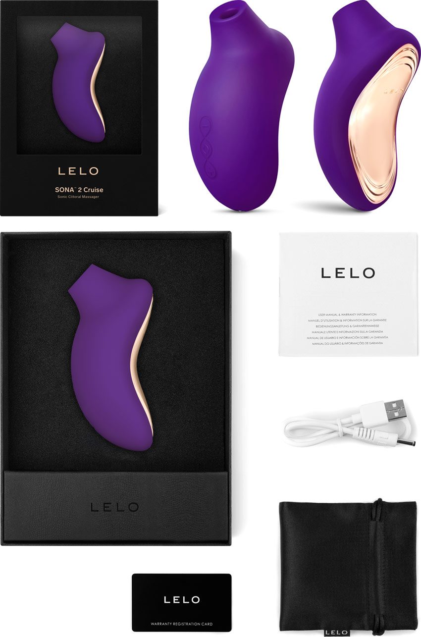 LELO Sona 2 Cruise | Sexspielzeug für die Klitorisstimulation | Violett