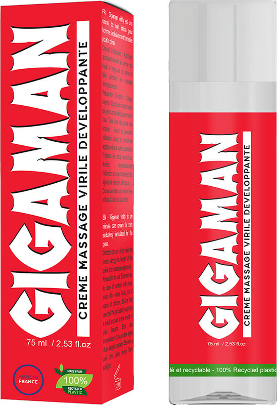 GIGAMAN | Crème développante pour pénis | 75 ml