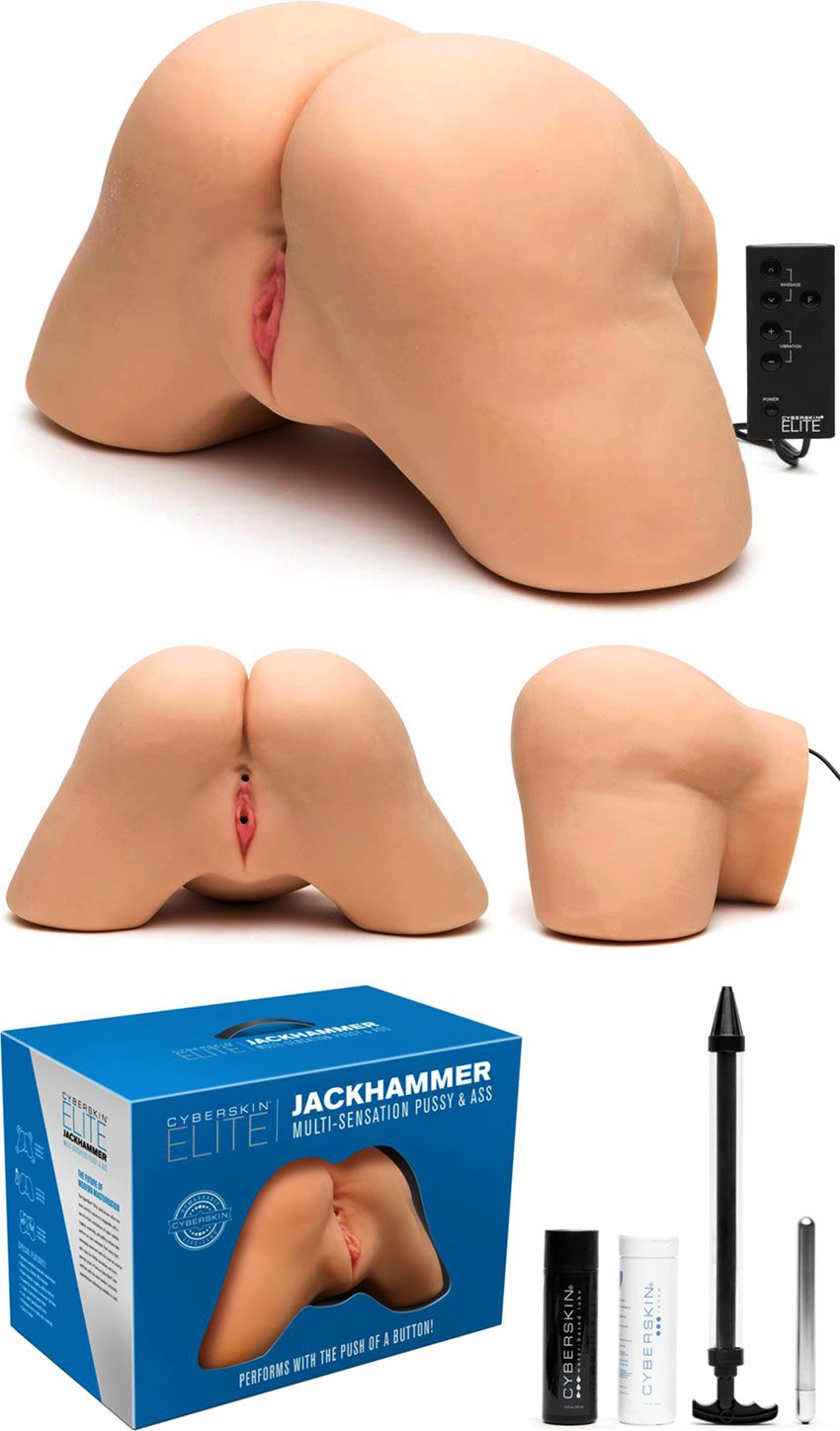 CyberSkin Elite JackHammer | Masturbateur pour homme ultra réaliste
