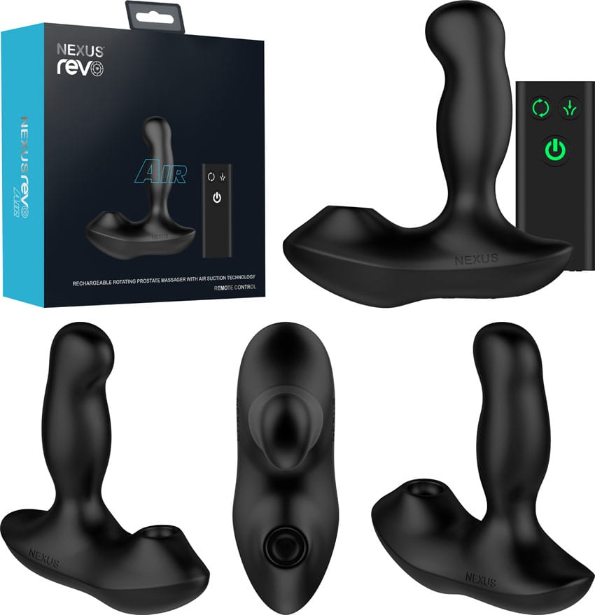 Nexus Revo Air | Masseur prostatique rotatif + technologie Air Suction