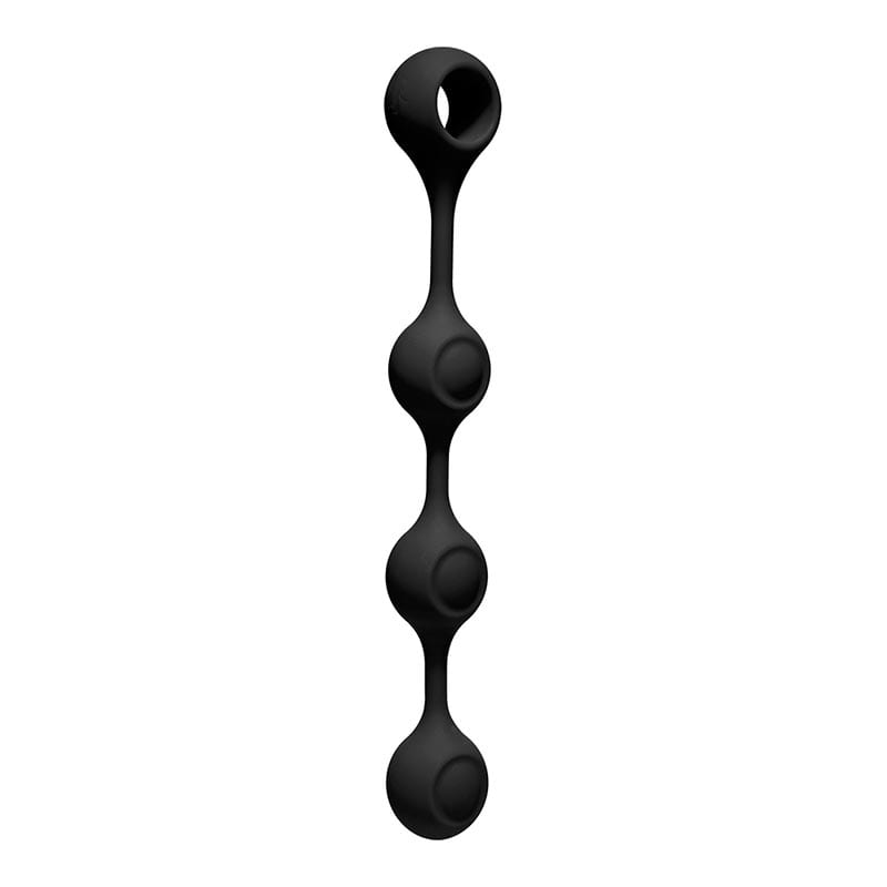 Doc Johnson KINK Weighted Balls | Chapelet anal en silicone
