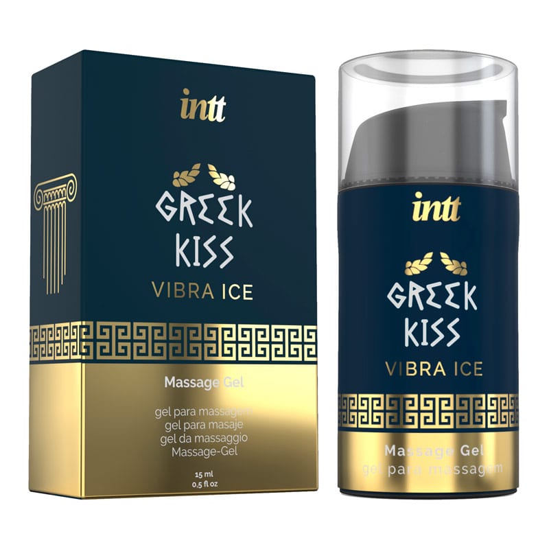 Intt Greek Kiss | Gel vibrant et rafraîchissant pour l'anus | 15 ml
