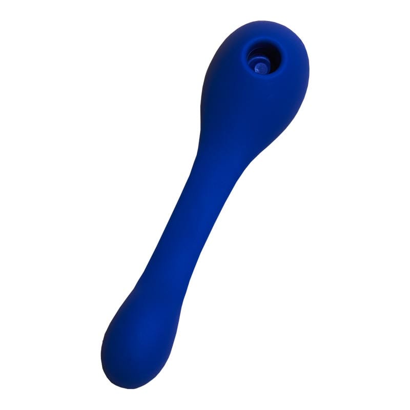 Vibromasseur et stimulateur clitoridien Puissante Coco - Bleu - KissKiss
