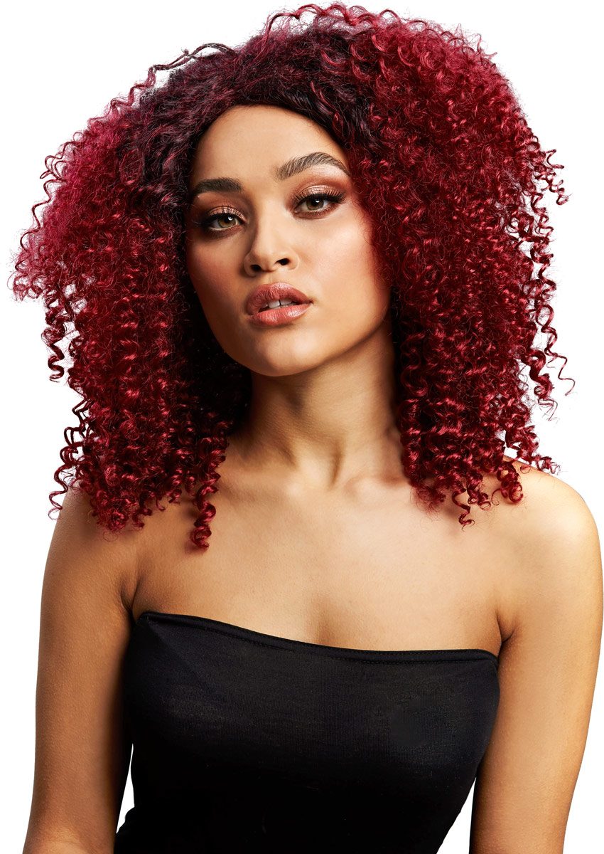 Fever Wigs Lizzo | Perruque coupe afro | Prune