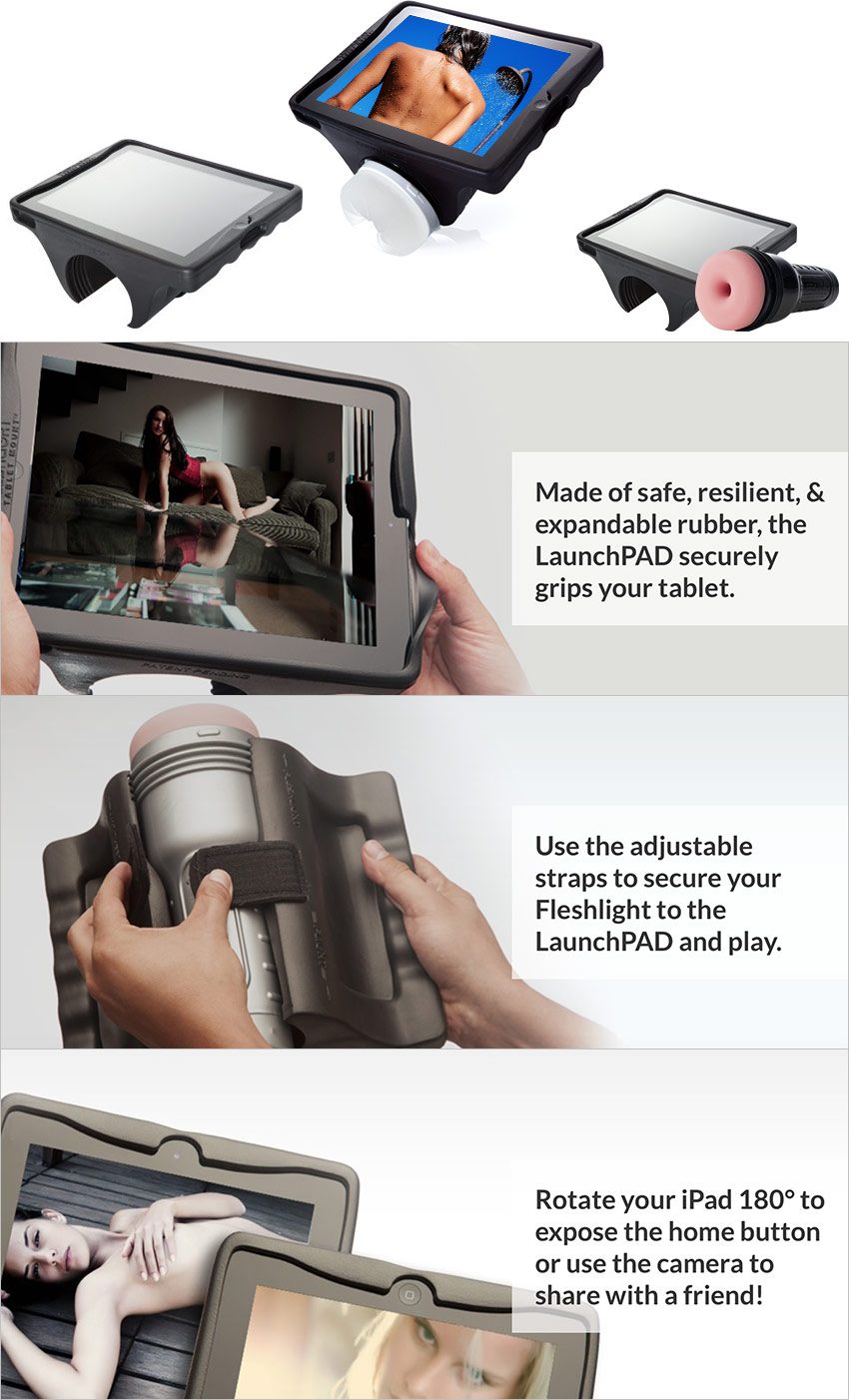 Fleshlight LaunchPAD | Support pour iPad et masturbateur