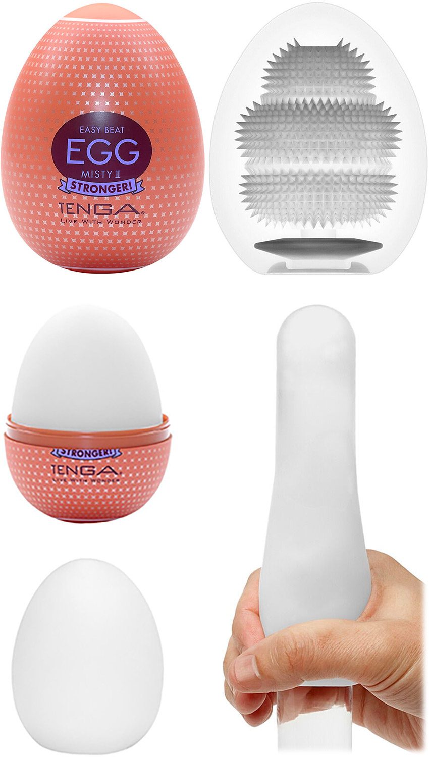 Tenga Egg Misty II | Masturbator | Stimulierungshülle für Penis