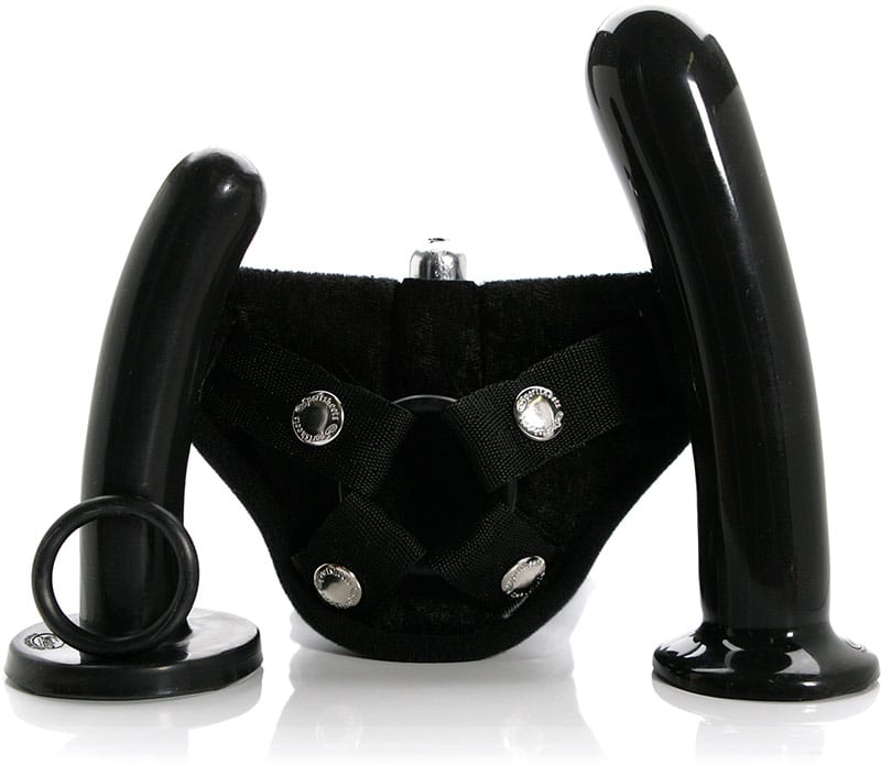 Tantus Bend Over Intermediate Kit | Gode-ceinture avec deux dildos