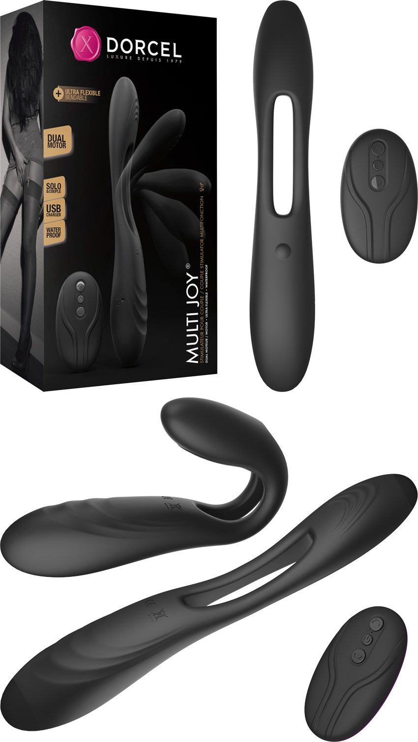 Dorcel Multi Joy | Sextoy vibrant et multi-fonctions pour couple