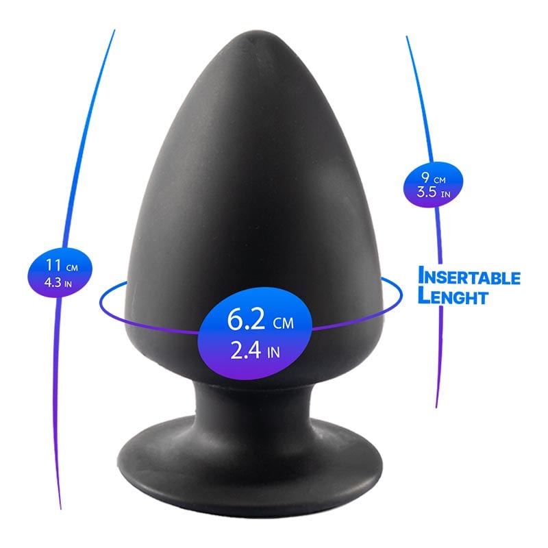 Silex-D Modèle 1 - M | Plug anal silicone bi-densité thermoréactif