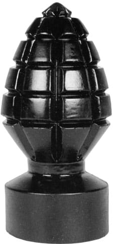All Black No. 33 Granat Anal Plug