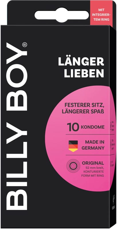 Billy Boy Länger Lieben | Prolongez le plaisir | 10 préservatifs