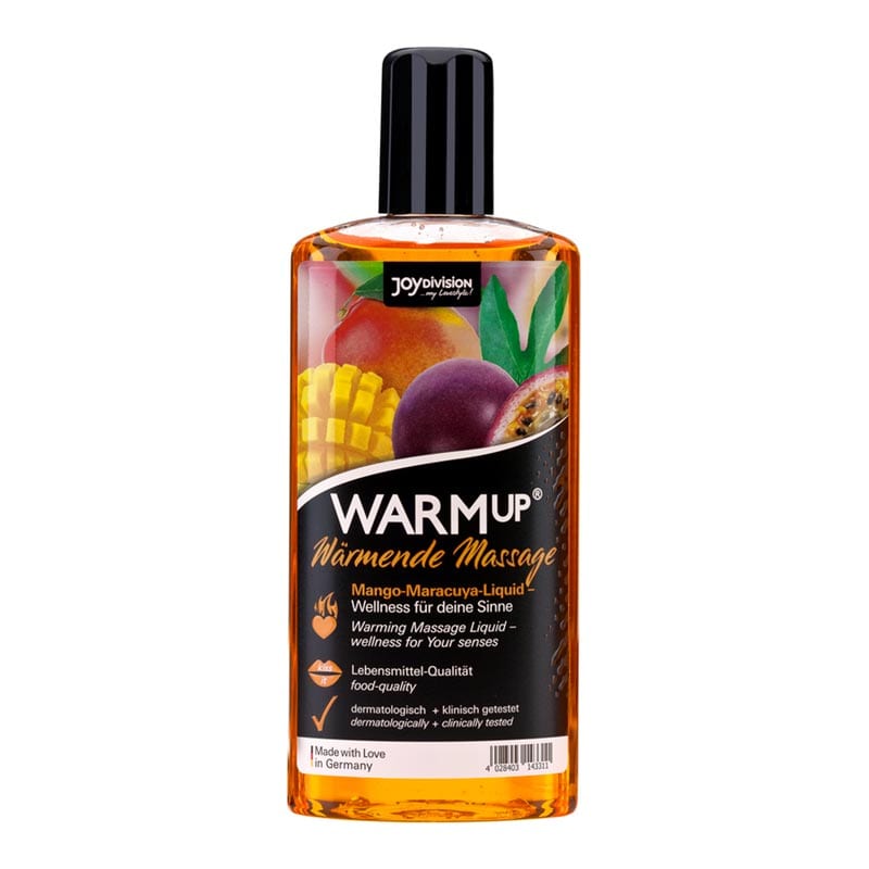 JoyDivision WARMup | Huile de massage chauffante | Mangue & Passion