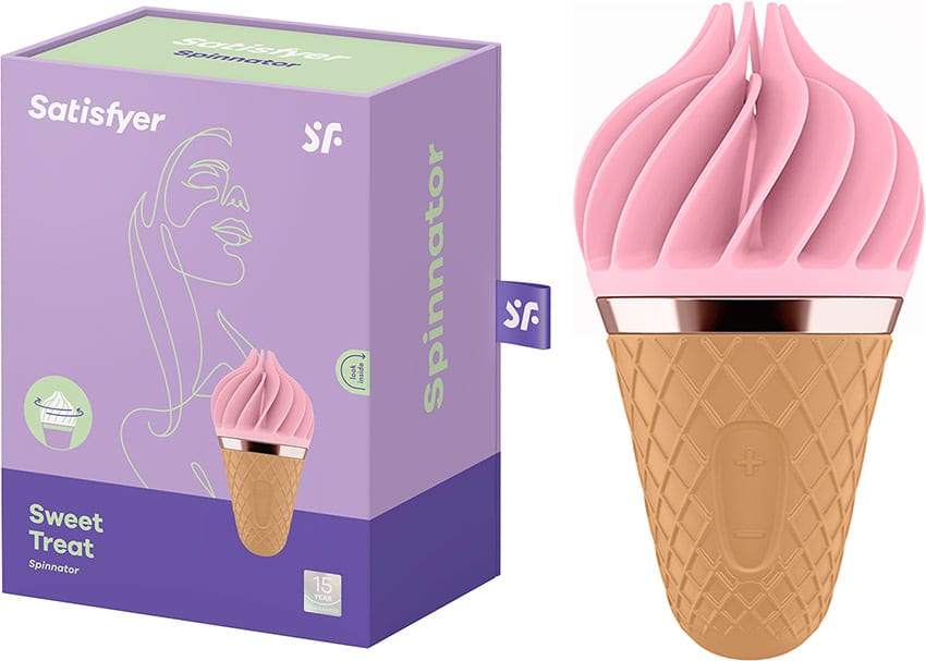Satisfyer Sweet Treat | Stimulateur de clitoris à lamelles rotatives