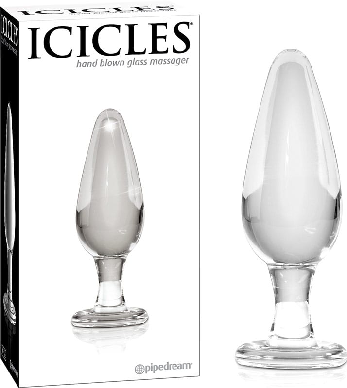 Icicles No. 26 | Mundgeblasener Analplug aus Glas