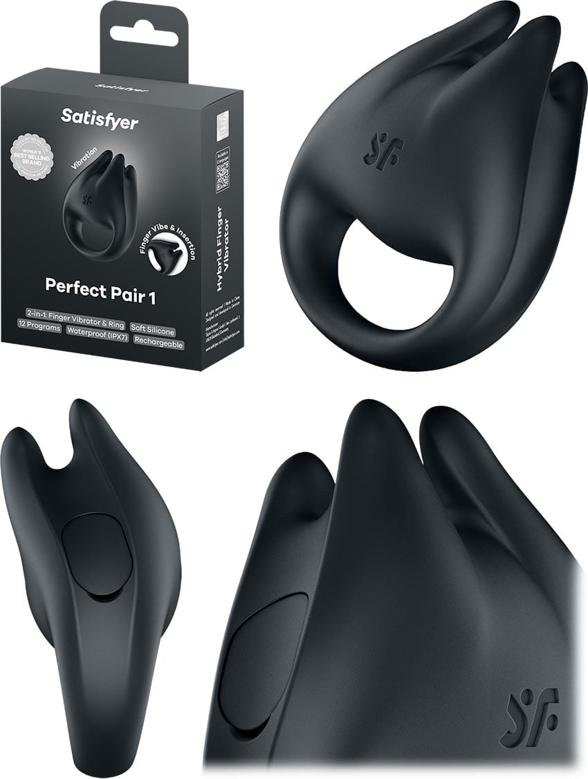 Satisfyer Perfect Pair 1 | Doigt et anneau vibrant polyvalent