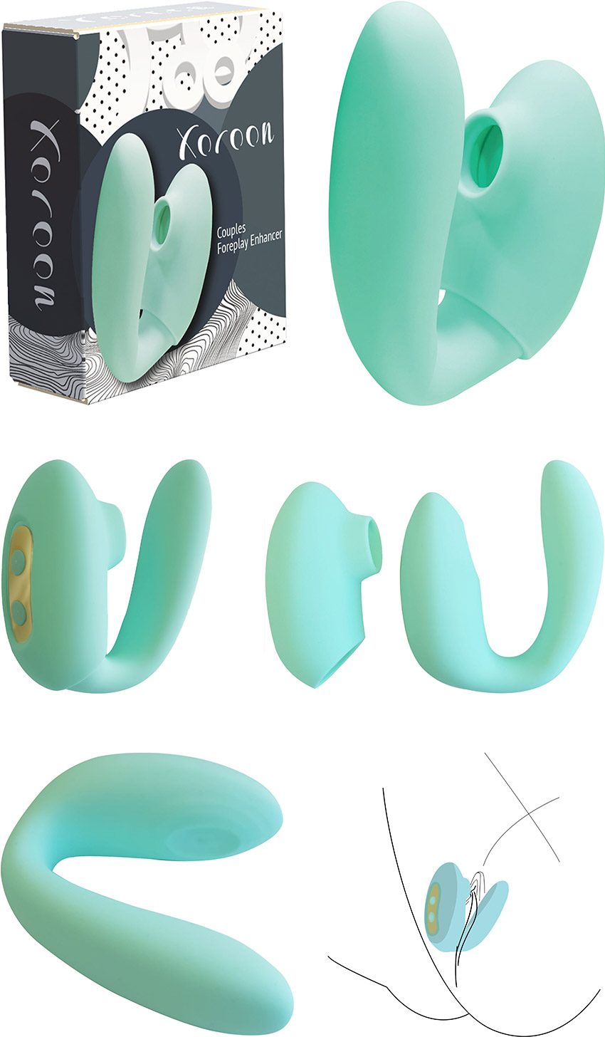 Xocoon Foreplay Enhancer | Mintfarbiger Stimulator für Paare