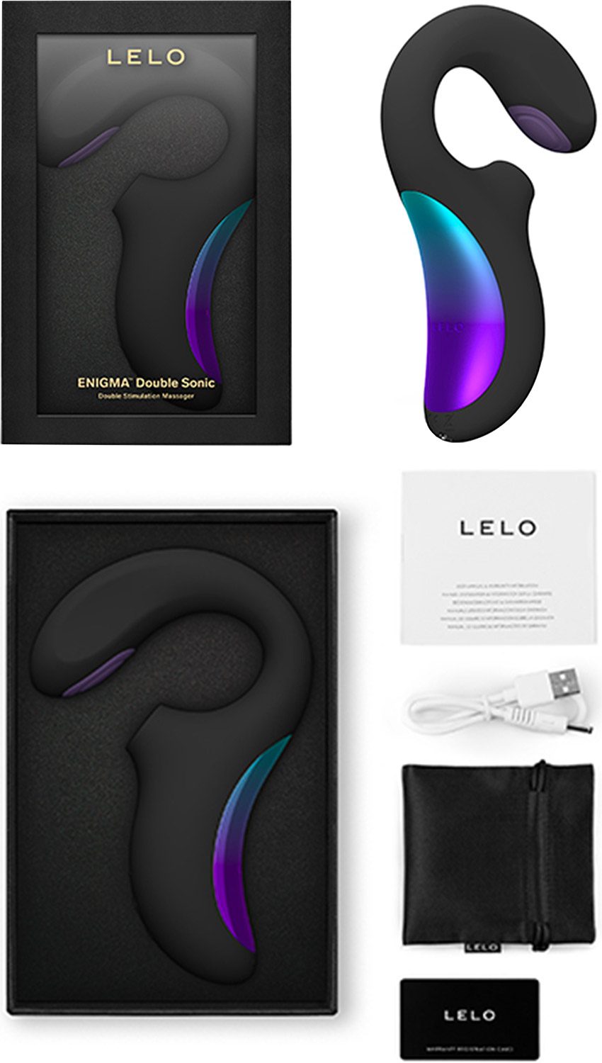 LELO Enigma Double Sonic | Stimule le clitoris, le point G et le point A