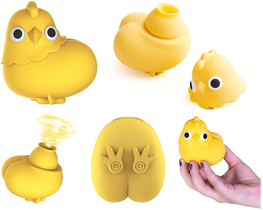Emojibator The Chickie | Stimulateur clitoridien en forme de poussin