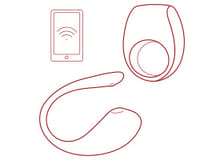 Sextoys Connectés & Vibromasseur pour Smartphone - KissKiss