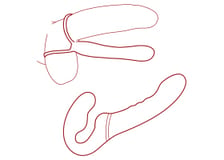 Strapless dildos et strap-on en Suisse - KissKiss