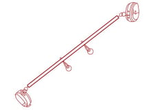 Barres d'écartement | Accessoires bondage Barres d'écartement | Accessoires bondage