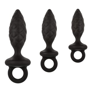 CalExotics Silicone Anal Probe Kit Analplugs - Schwarz (3 Analplugs) CalExotics Silicone Anal Probe Kit Analplugs - Schwarz (3 Analplugs)