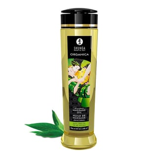 Shunga Organica Bio Massageöl - Exotischer Grüner Tee - 240 ml
