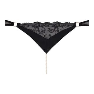 Bracli Vienna stimulierender Perlen-Tanga - Schwarz Bracli Vienna stimulierender Perlen-Tanga - Schwarz