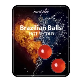 Boules lubrifiantes effet chaud/froid Brazilian Balls